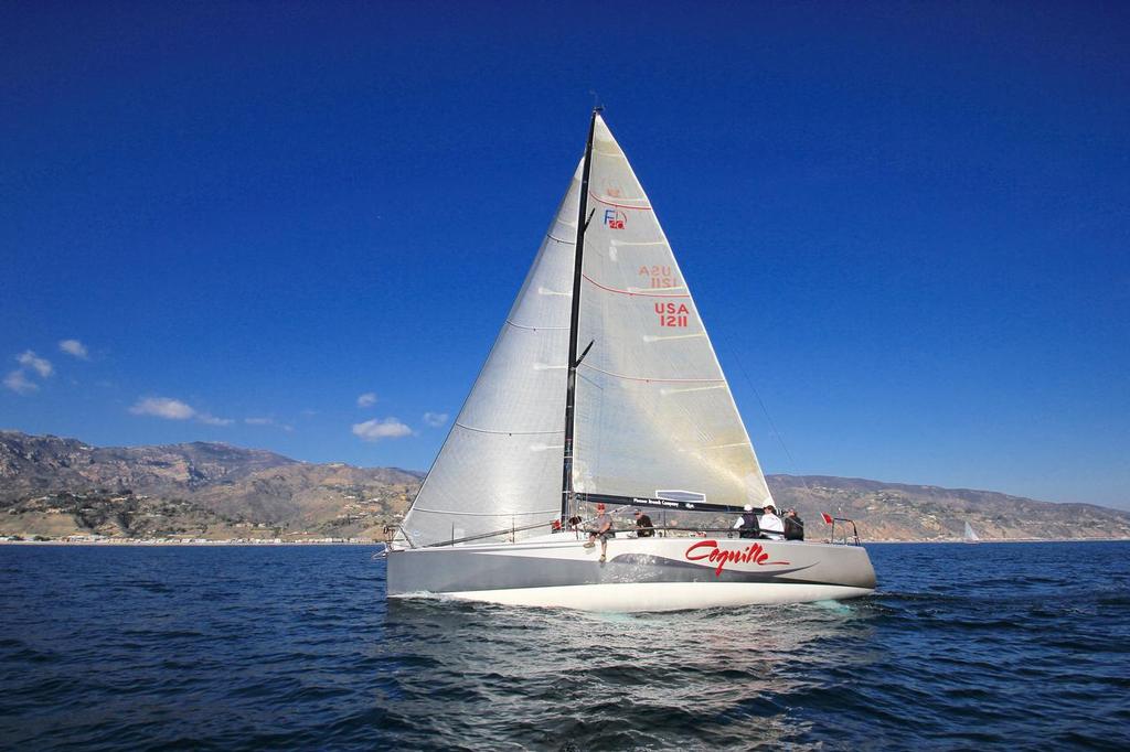 Gary Ezor's Coquille beat the next boat by over 11 minutes elapsed © Tami Rae